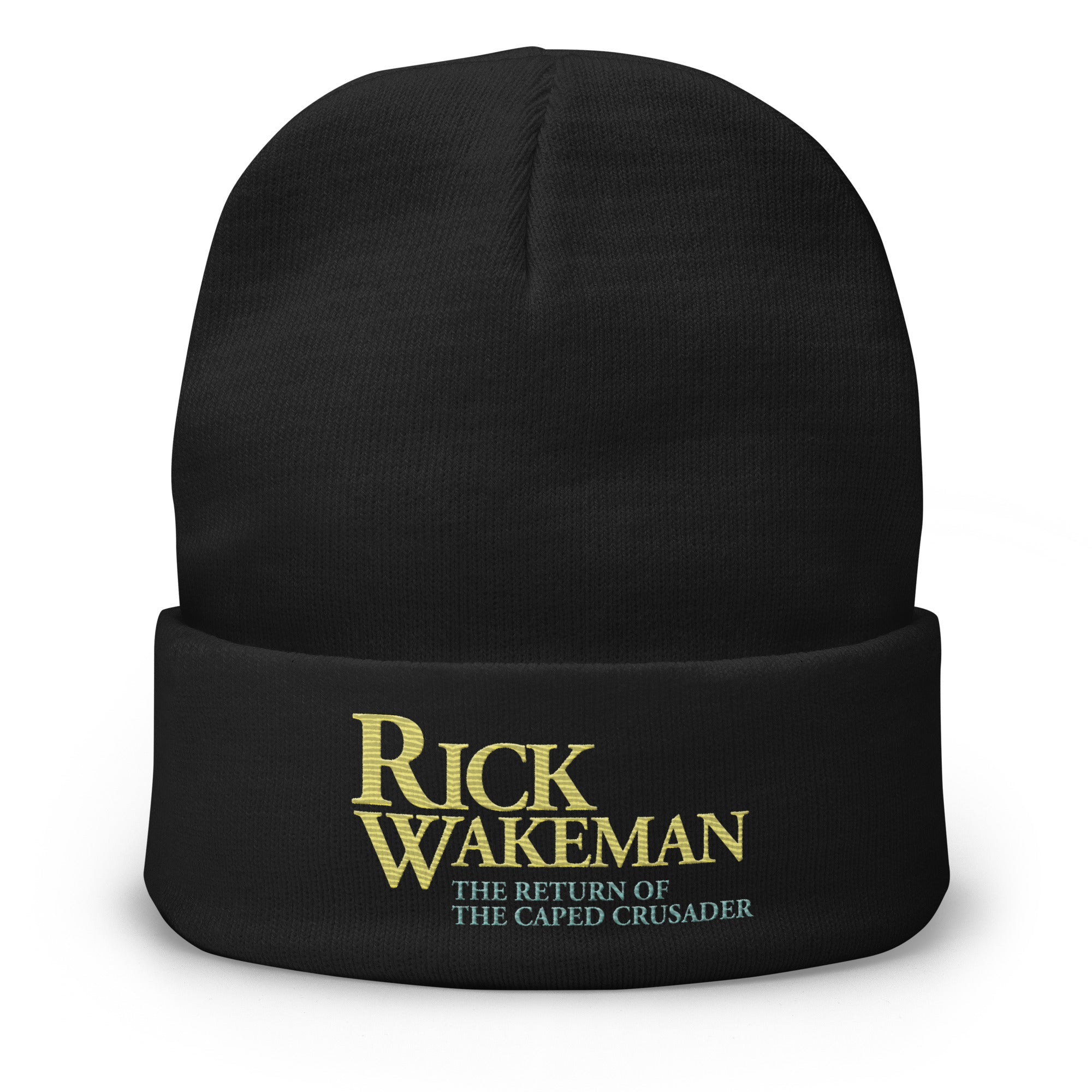 The Return Of The Caped Crusader Embroidered Beanie