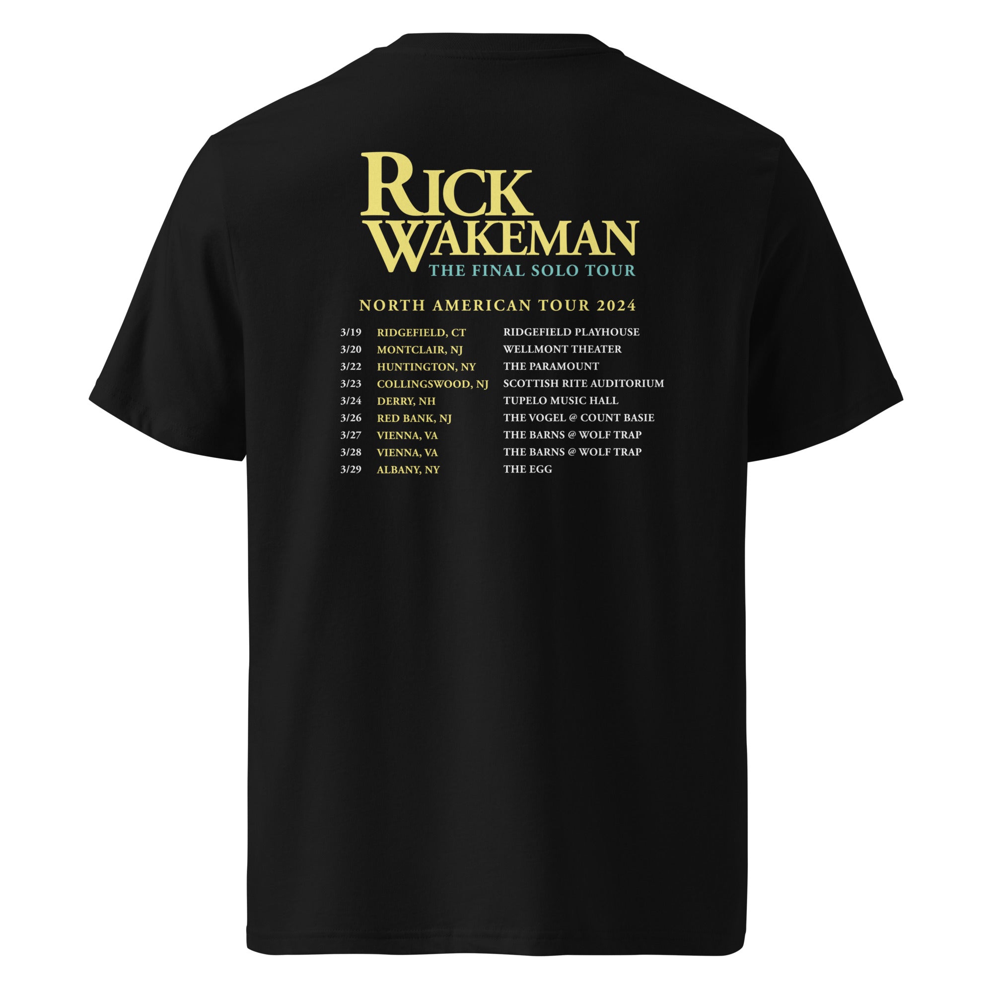 Rick Wakeman North American Tour T-Shirt