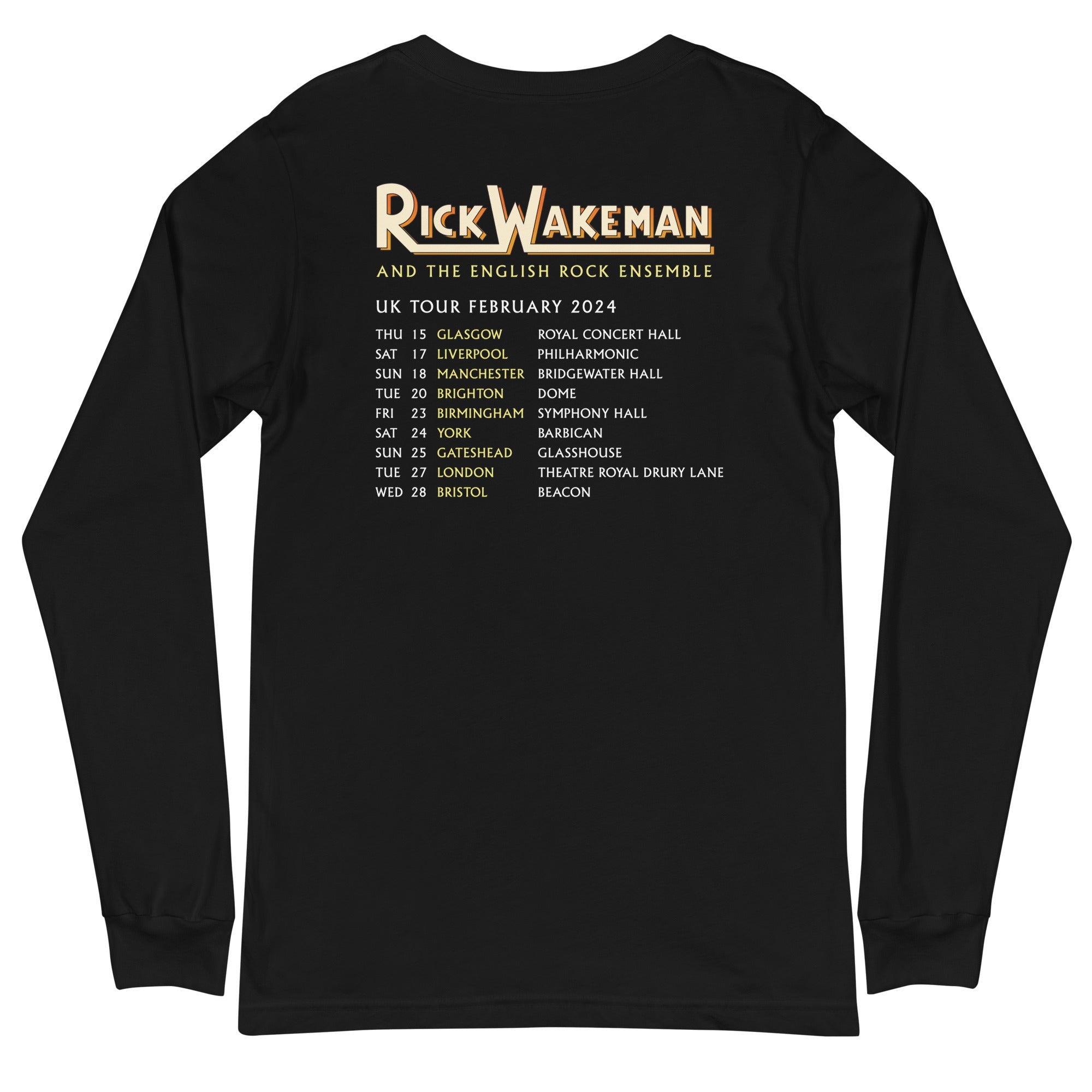 Rick Wakeman Long Sleeve Tour T-Shirt