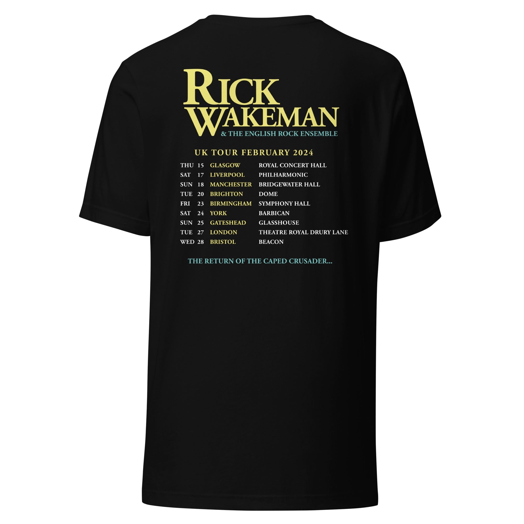 Return Of The Caped Crusader Tour T-Shirt
